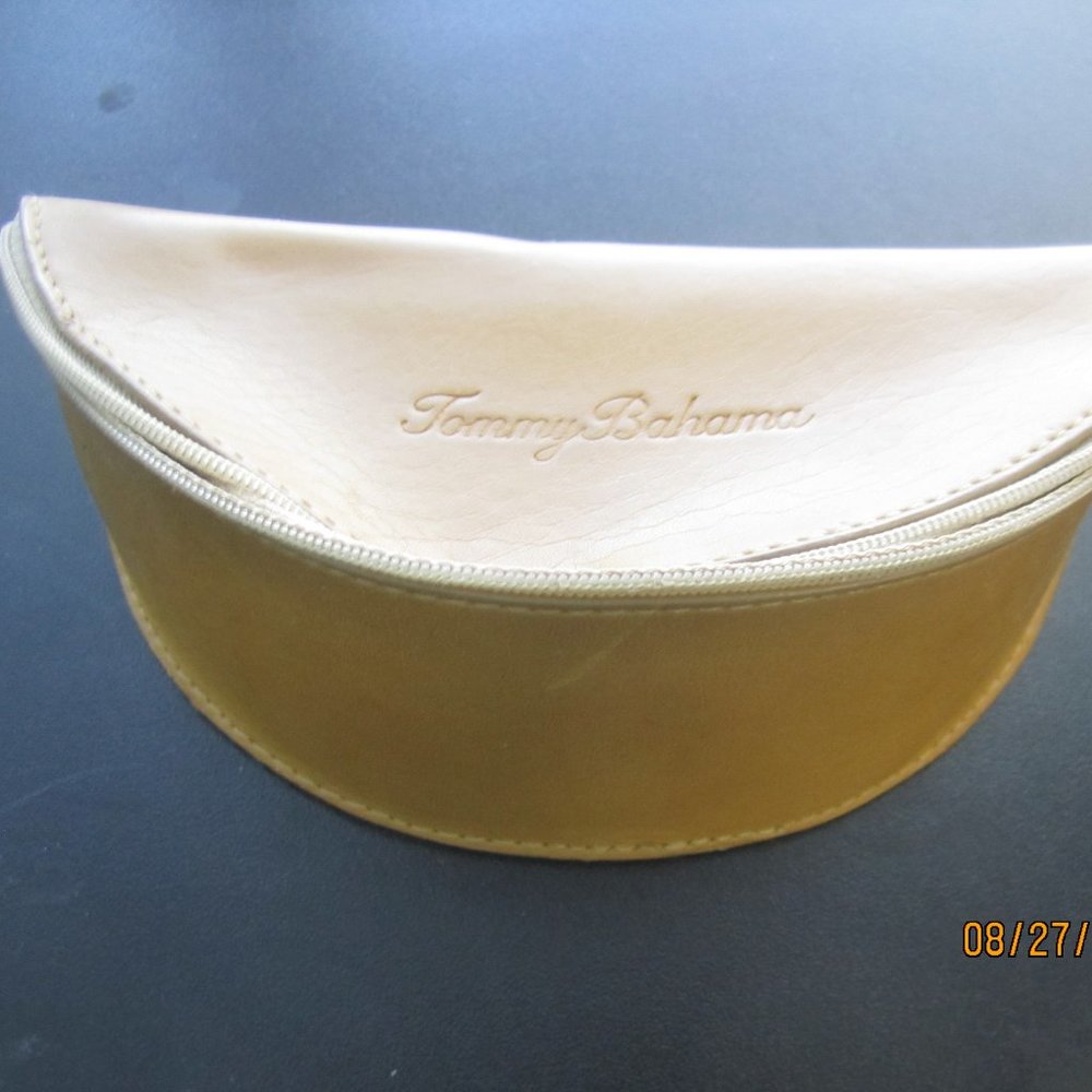TOMMY BAHAMA Sunglass Eyeglass CASE ONLY tan